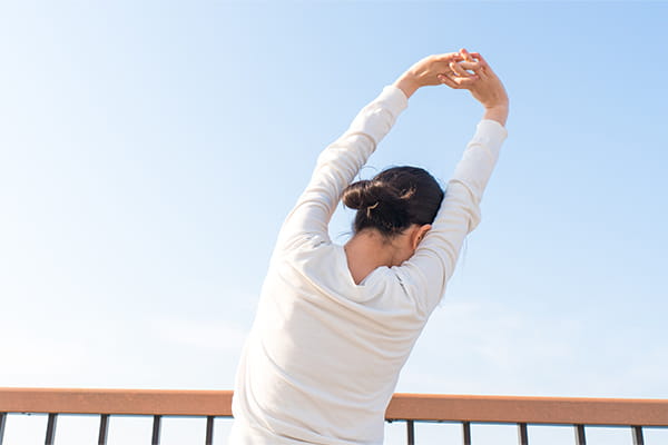 ストレス発散する看護師